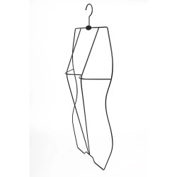 Вішалка контурна для купальників, білизни (чорна)